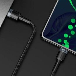 Datový kabel Baseus Cafule USB-C PD2.0 100W 2m 20V 5A šedo-černý