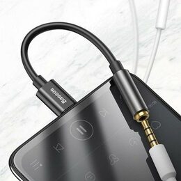 Audio adaptér Baseus z USB-C na Jack 3,5mm černý
