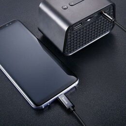 Audio kabel Baseus Yiven z USB-C na Jack 3,5mm jack černý