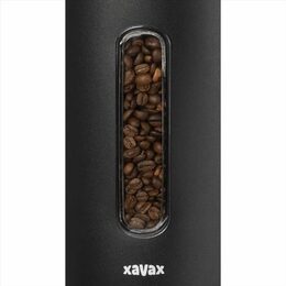 Dóza XAVAX Barista na 1,3 kg zrnkové kávy nebo 1,5 kg mleté kávy, vzduchotěsná, matná černá