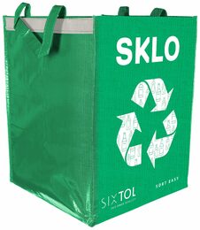 Sada Sixtol Tašky na tříděný odpad Sort Easy 4 Carton, 30  x30 x 40 cm, 4 x 36 l, 4 ks