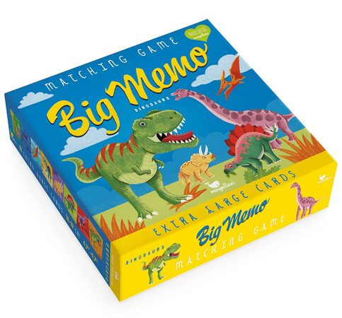 Magellan Velké pexeso Dinosauři, 16 dílků
