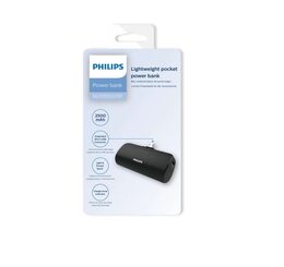 Powerbank Philips 2500mAh, Micro USB - černá