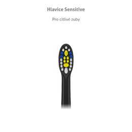 TrueLife SonicBrush Compact Heads Black Sensitive