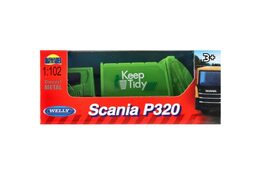 Auto nákladní Welly Scania kov/plast 7,5cm 6 druhů v krabičce 10,5x4x4cm 36ks v boxu