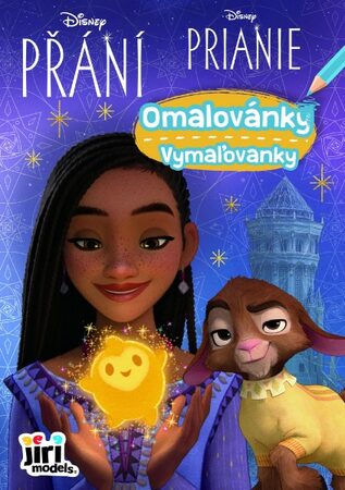 Omalovánky Disney Přání A5 15x21cm