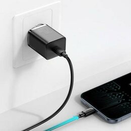 Rychlonabíječka do sítě Baseus Super Si USB-C PD QC 20W černá