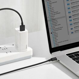 Datový kabel Baseus Superior USB-C 1m 6A 66W černý