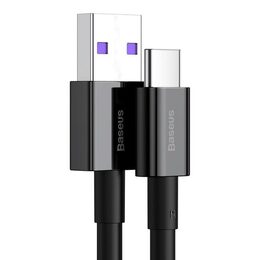 Datový kabel Baseus Superior USB-C 1m 6A 66W černý