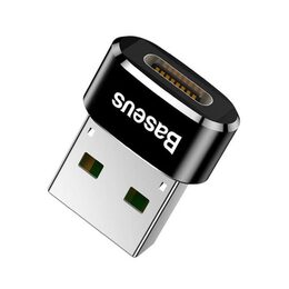 Mini OTG adaptér Baseus Ingenuity USB-A 3.1 na USB-C (M/F) černý