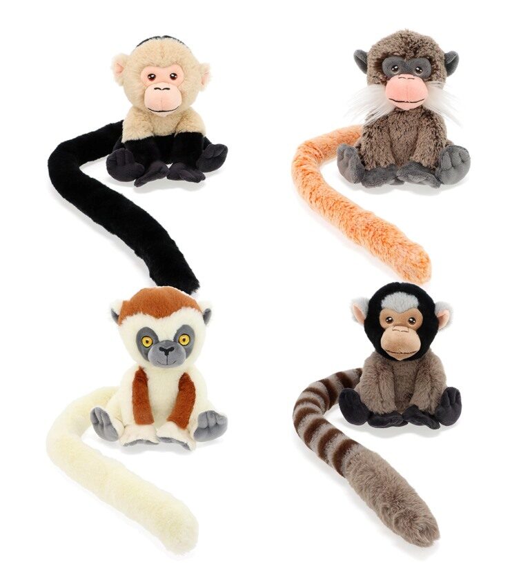 Keeleco Opička s ocasem 18 cm 4 druhy