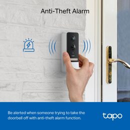Chytrý zvonek TP-Link Tapo D230S1 IoT, 5MPx, baterie, set s Tapo H200