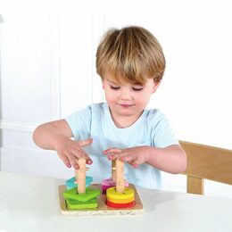2Kids Toys Nasazování geometrické tvary - poškozený obal