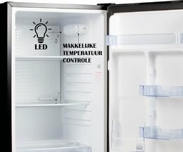 Lednice bez mrazáku - černá - PRIMO PR121FR, Objem: 88 l, Třída: E