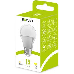 RLL 610 A70 E27 bulb 15W WW D RETLUX