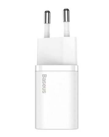 Rychlonabíječka do sítě Baseus Super Si USB-C PD QC 20W bílá
