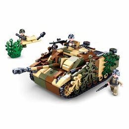 Sluban Army N38-B0858 Maskovaný obrněný tank - poškozený obal