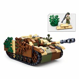 Sluban Army N38-B0858 Maskovaný obrněný tank - poškozený obal