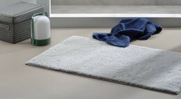KELA Koupelnová předložka Maja 65x55 cm polyester šedá KL-23530