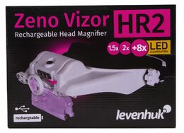Dobíjecí náhlavní lupa Levenhuk Zeno Vizor HR2