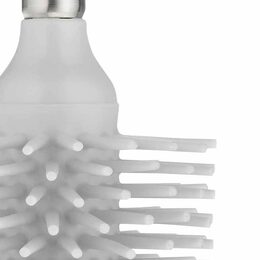 KELA WC štětka La Brosse nerezová rukojeť TPR světle šedá KL-24310