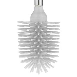 KELA WC štětka La Brosse nerezová rukojeť TPR světle šedá KL-24310