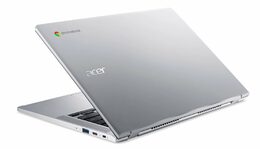Ntb Acer Chromebook 314 (CB314-4H-C3M0) Celeron -N100, 14", 1920 x 1080 (FHD), RAM 4GB, SSD 128GB, Intel UHD Graphics , Chrome OS  - stříbrný