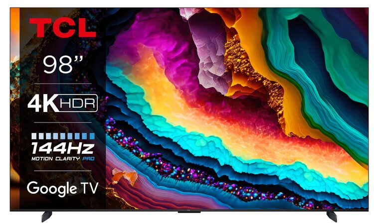 TCL 98P743 SMART TV 98" LED/4K UHD/Direct LED/144Hz/4xHDMI/2xUSB/LAN/Google TV