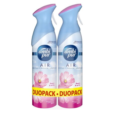 Ambipur Flower & Spring Osvěžovač vzduchu ve spreji 2 x 185 ml