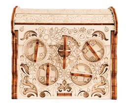 EscapeWelt 3D dřevěná skládačka hlavolamu Secret Treasure Box