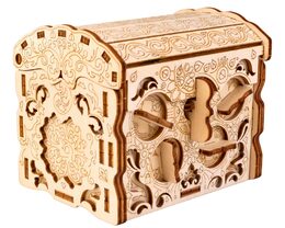 EscapeWelt 3D dřevěná skládačka hlavolamu Secret Treasure Box