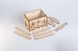 EscapeWelt 3D dřevěná skládačka hlavolamu Secret Treasure Box
