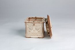 EscapeWelt 3D dřevěná skládačka hlavolamu Secret Lock Box
