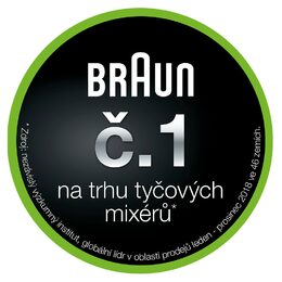 MQ3100 Smoothie Plus TYČOVÝ MIXÉR BRAUN