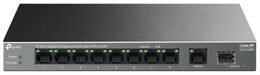 Switch TP-Link LS1210GP 1x GLAN, 8x GLAN s PoE+, 1x SFP, 61W