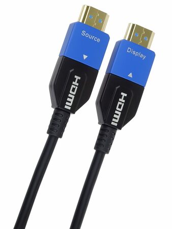 Kabel PremiumCord Ultra High Speed HDMI 2.1 optický 8K@60Hz 4K@120Hz 10m zlacený