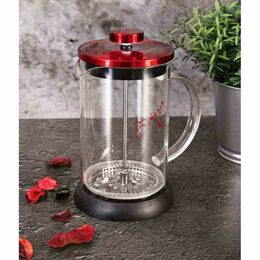 BERLINGERHAUS Konvička na čaj a kávu French Press 600 ml  Burgundy Metallic Line BH-1497