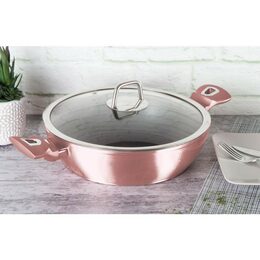 BERLINGERHAUS Pekáč s poklicí s titanovým povrchem 28 cm I-Rose Edition BH-6037