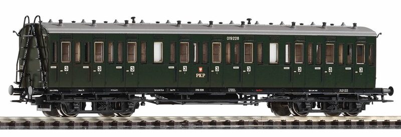 Piko Oddílový vůz 2. třídy Bx, ex C4 sä 98 PKP III - 53330