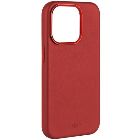 MagLeather iPhone 15, červený FIXED