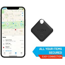 Smart tracker Tag, Find My, černý FIXED