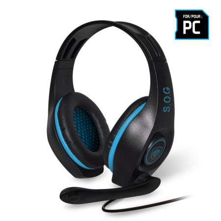 SPIRIT OF GAMER PRO-H5 BLUE herní sluchátka s mikrofonem