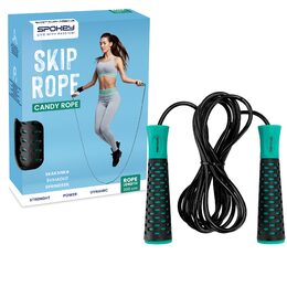 Spokey CANDY ROPE Ložiskové švihadlo, zelené