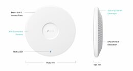 WiFi router TP-Link EAP783 stropní AP WiFi 7, 2x 10GLan, 2,4/5/6 GHz, BE19000, bez PoE adaptéru, Omada SDN