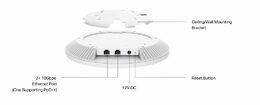 WiFi router TP-Link EAP783 stropní AP WiFi 7, 2x 10GLan, 2,4/5/6 GHz, BE19000, bez PoE adaptéru, Omada SDN