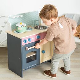 Bigjigs Toys Dětská kuchyňka ve skandinávském stylu