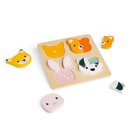 Bigjigs Toys Vkládací puzzle počítání, 10 dílků