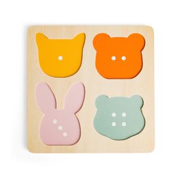 Bigjigs Toys Vkládací puzzle počítání, 10 dílků