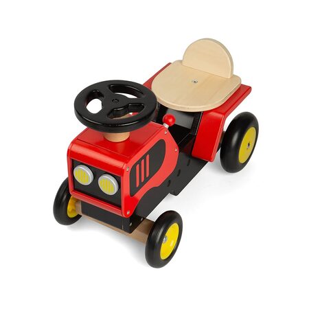 Bigjigs Toys Dřevěné odrážedlo Traktor