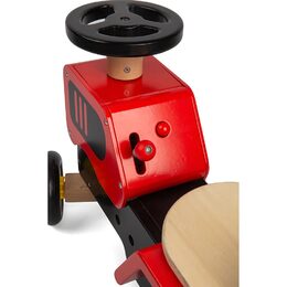 Bigjigs Toys Dřevěné odrážedlo Traktor